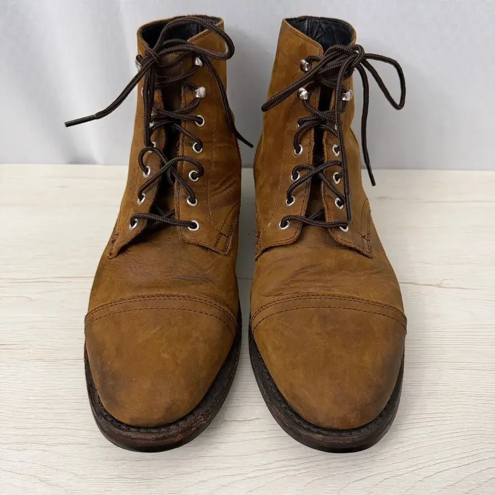 Thursday Boot Company Captain Boots Men's 11.5 Brown Leather Lace Up
